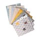 thumbnail image 3 of Paño de tela floral de algodón Conjuntos de tela de patchwork transpirable Accesorios impresos de costura DIY, 40 cm x 50 cm Kearding HA8151-01B, 3 of 6