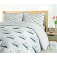 thumbnail image 5 of Ambesonne Sailboat Duvet Cover Set, Nautical Sailing Motifs, 2-Calking, White Pale Brown, 5 of 7