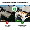thumbnail image 4 of Golf Cart Seat Covers for 2 Seater,Thanksgiving Microfiber Cart Seat Towel Blanket,Fall Black Truck Orange Maple Leaves Retro Absorbent NonSlip Bench Seats Protector for Golf Course 51"x31", 4 of 9