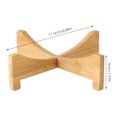 thumbnail image 2 of Wooden Bench Riser For Indoor Plants,Natural Acacia Planting Base Modern Minimalist Pot Rack Stand, 2 of 10