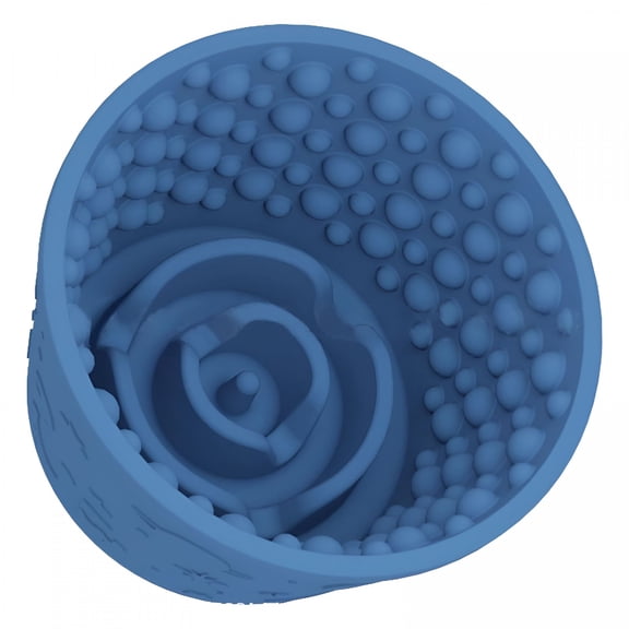 ACDANC Dog Lick Bowl Freezable with Suction Cups for Large Dogs Freezer Anti Slip Lick Mat Anxiety Relief Eat Dispenser for Dogs for Small Medium&Large Breed Dogs Blue