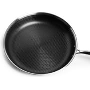 Lexi Home 10 inch Diamond Tri-Ply Non Stick Frying Pan Stainless Steel Cookware
