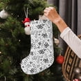 thumbnail image 5 of Salouo Hand Drawn Snake Print Christmas Decorations Stockings 1 Pack 18'' Xmas Stockings Holiday Stocking Personalized Farmhouse Decor for Home Family Party Tree, 5 of 7