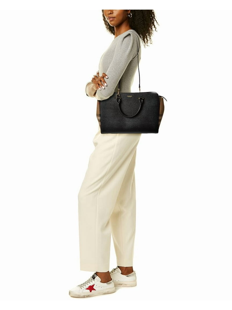 Burberry Black Leather Handbags - Walmart.com