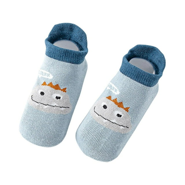 CHOK Toddler Baby Non Slip Cartoon Socks Newborn Anti Skid Socks with Grips