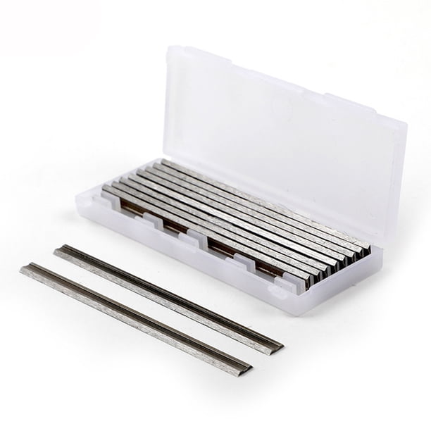 Riwesomey 10 piezas 82mm cepilladora rebanadora Metal carpintería rebanadora artesano pieza de repuesto accesorio reemplazo para Makita-Bosch-B D-Hitachi Herramientas eléctricas Riwesomey TO010395-00B