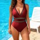 thumbnail image 5 of Trajes de baño para mujer, moda de verano para mujer, color sólido con cojín en el pecho y sin soporte de acero, traje de baño con tirantes sin espalda, trajes de baño para mujer, trajes de baño para, 5 of 6