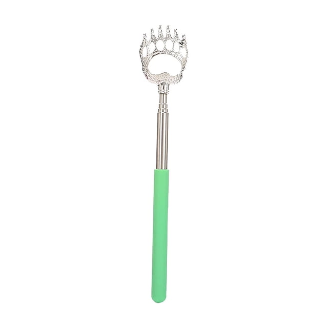 Stainless Steel Telescopic Rod Extendable Back Scratchers for Adults Bear /Rake Scratcher for Scratching Instant From