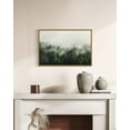 thumbnail image 3 of Drsoum 16x24in Framed Canvas Wall Art Vintage Classical Oil Painting Green Pine Tree Forest Room Decor for Bathroom Bedroom Living Room - Natural Framed, 3 of 7