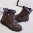 thumbnail image 4 of Botas para clima frío para mujer Botas con plataforma de tobillo antideslizantes Botas cómodas para caminar Likrtyny Tenis De Mujer Tenis De Hombre, 4 of 8