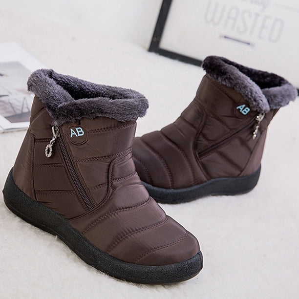 Botas para clima frío para mujer Botas con plataforma de tobillo antideslizantes Botas cómodas para caminar DQrwqpou Tenis De Mujer Tenis De Hombre