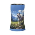thumbnail image 5 of Lsque Blue Sky Dog Printed Workout Tank Tops for Women, Athletic Sports Tank Tops, Compression Sleeveless Dry Fit Shirts,Sleeveless Yoga Shirt-XX-Large, 5 of 9