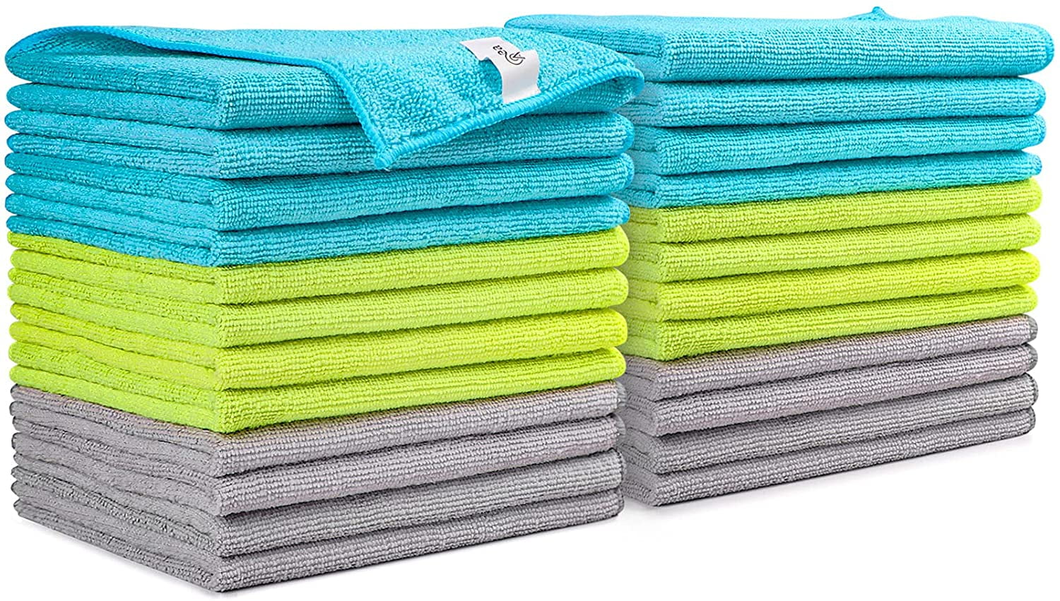 AIDEA Microfiber Cleaning Cloths24Pack, Softer Highly Absorbent, Lint