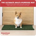 thumbnail image 4 of GFDYREE - Ultra Absorbent Microfiber Dog Door Mat, Durable, Quick Drying, Washable, Prevent Mud Dirt, Keep Your House Clean (Chive, Medium) - 31 x 20 Inch, 4 of 7