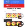 thumbnail image 6 of darkFlash DF-DE360-BK DE360 AIO ARGB Liquid Cooler, 360mm LCD Display  AMD AM5/AM4, Intel LGA1851/1700/1200,Black, 6 of 9