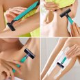 thumbnail image 4 of 4 Piezas De Maquinilla De Afeitar Para Piel Sensible, Maquinilla De Afeitar Verde Para Mujer, Para Pies, Axilas, Vello, Manos, Todo El Cuerpo Zaqw Women Epilator, 4 of 8
