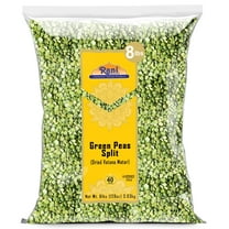 Rani Green Peas Split, Dried (Vatana, Matar) 128oz (8lbs) 3.63kg Bulk ~ All Natural | Vegan | Kosher | Gluten Friendly | Product of USA