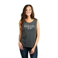 thumbnail image 2 of Thread Tank Vegan Women's Sleeveless Muscle Tank Top Charcoal Large, 2 of 4