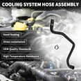 thumbnail image 2 of Conjunto de manguera del sistema de refrigeración Unique Bargains para Ford C-MAX No.8V6118C553ADG | Manguera de desbordamiento de refrigerante del motor negra 1 pieza, 2 of 6