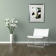 thumbnail image 4 of Trademark Fine Art "Wallflowers" Canvas Art by Color Bakery, White Matte, Silver Frame, 4 of 4