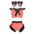 thumbnail image 4 of Disney-traje de baño de La Sirenita Ariel para niña, conjunto de 2 piezas de Minnie Mouse, princesa Blancanieves, Rapunzel, Bikini para playa, 4 of 5