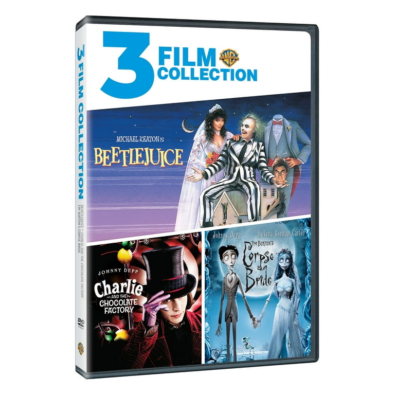 SDS 3 Film Collection DVD Beetlejuice, Charlie and the Chocolate