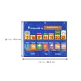 thumbnail image 3 of Entireivity 1 Set Weekly Calendar Pocket Chart Education Calendar Bag Classroom Calendar, 3 of 8