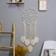 thumbnail image 3 of Macrame tapiz colgante de pared decoración de artesanías bohemias tapiz precioso para casa de Círculo de madera Macarena Tapiz tejido, 3 of 8