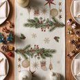 thumbnail image 5 of Sm:)e Green Cedar Tree Eucalyptus Christmas Table Runner, 13 x 72 Inch Farmhouse Table Decor, Universal for Winter Indoor Outdoor Kitchen, Home & Party Decoration, 5 of 7