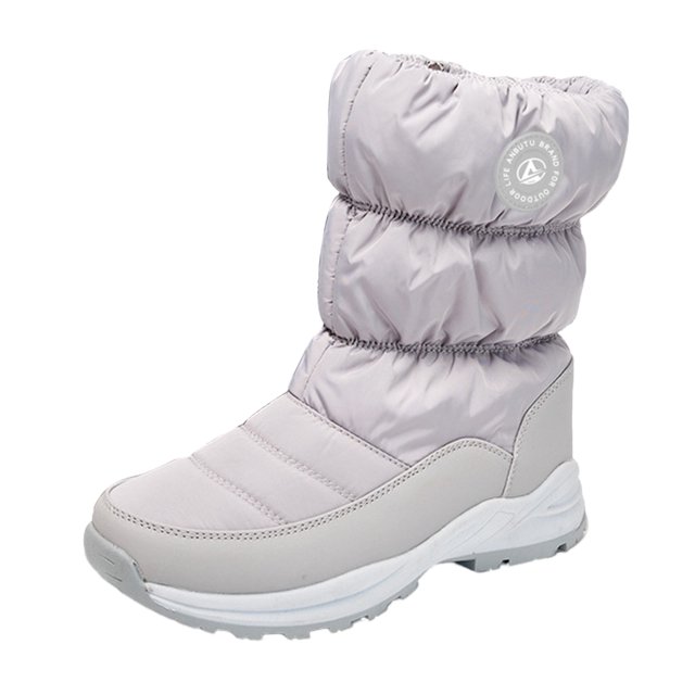 Botas de nieve para niños y niñas, botas de invierno para exteriores, impermeables, con forro de piel