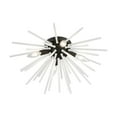 thumbnail image 3 of Livex Lighting - Uptown - 4 Light Flush Mount In Sparkling Style-11 Inches Tall, 3 of 8
