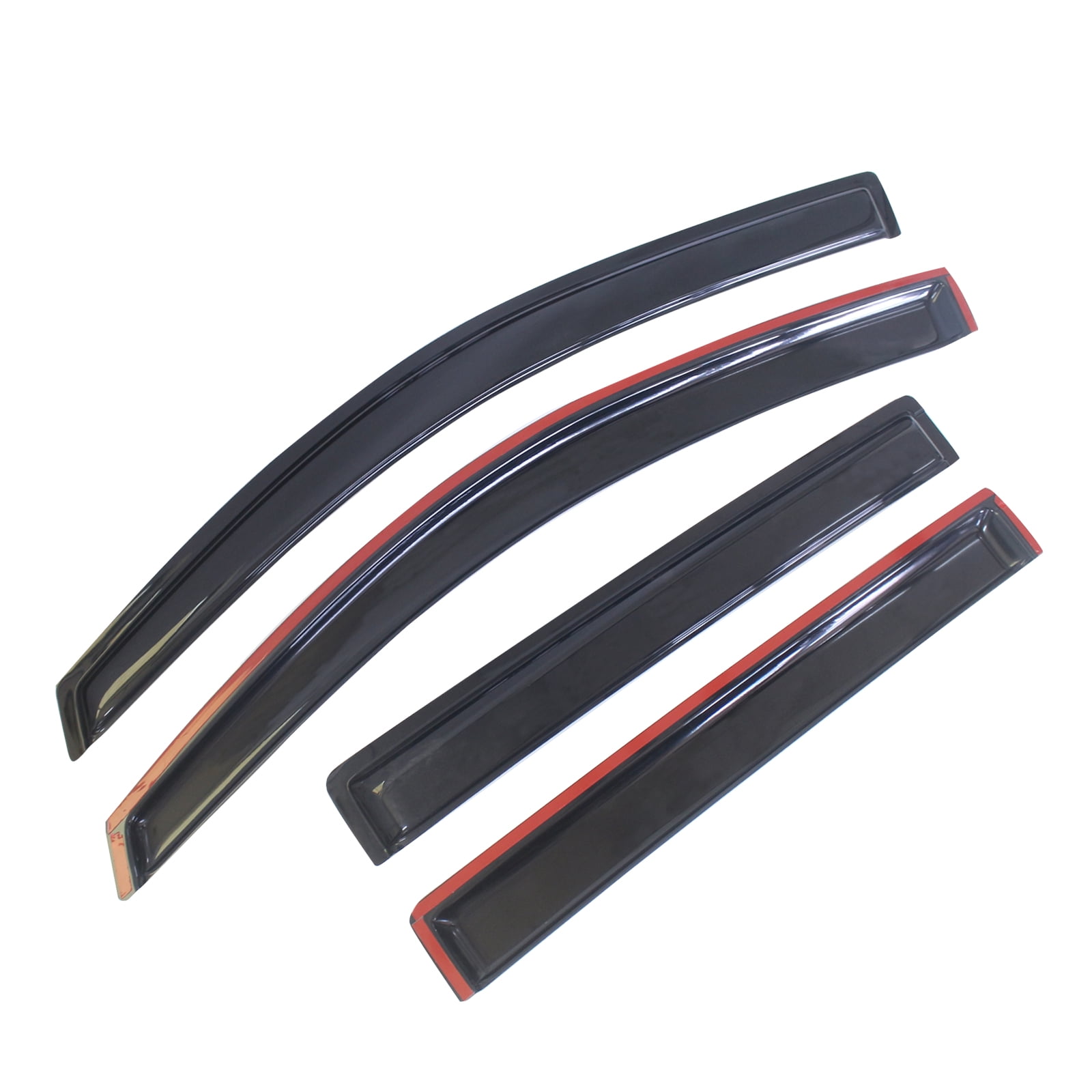Ikon Motorsports Compatible with 04-16 Nissan Armada Acrylic Window Visors Vent Windshield Deflector Rain Guard 4Pc Set Outside Mount 2004 2005 2006 2007 2008 2009 2010 2011 2012 2013 2014 2015 2016