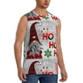 thumbnail image 2 of Balery Cute Santa Men's Sleeveless Muscle Shirts Workout Tank Top, Moisture Wicking, Odor Protection-X-Large, 2 of 8