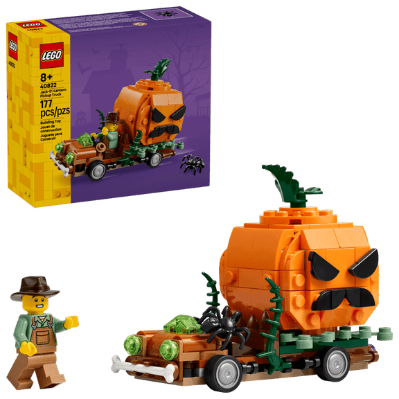 LEGO Iconic Jack-O'-Lantern Pickup Truck 40822