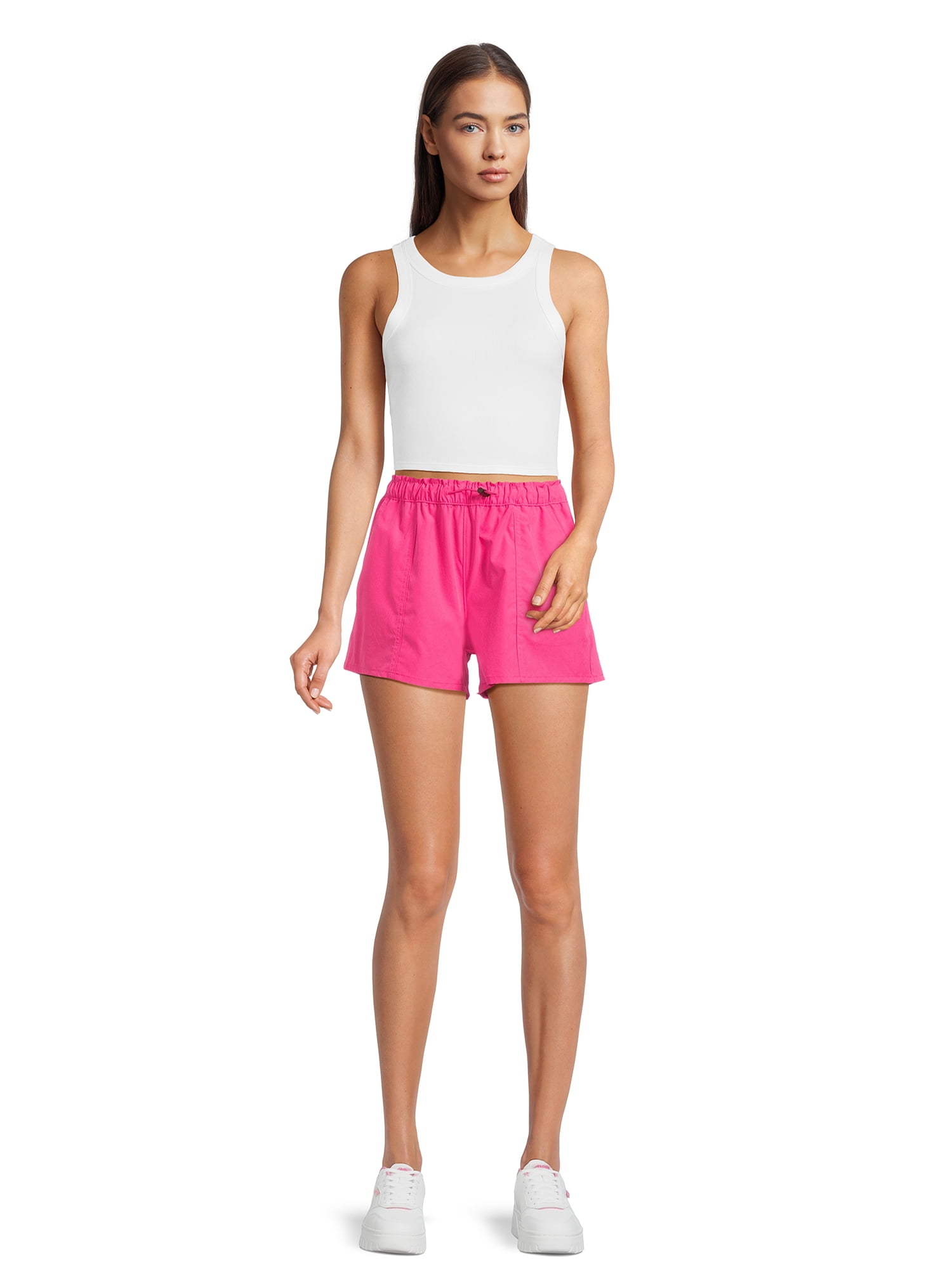 No Boundaries Juniors Bungee Shorts, 2.75" Inseam, Sizes XS-3XL