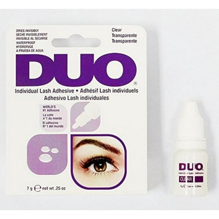 Individual Lash Adhesive Waterproof Eyelash glue -Clear, latex-free, long-lasting adhesive By (Best Long Lasting Eyelash Glue)
