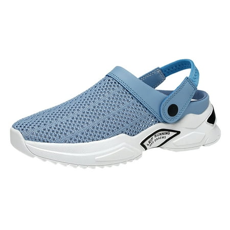 

Men Casual Soft Flat Slippers Breathable Lightweight Walking Shoes Fashion