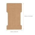 thumbnail image 2 of unbranded 200Pcs Light Brown Bow Display Holder Paper Cards for Organizing Hair Clips and Jewelry, 2 of 8
