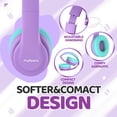 thumbnail image 3 of Auriculares Bluetooth JoySpark Kids Lightweight Purple, 3 of 7