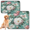 thumbnail image 2 of Qxltty Rococo Florals Cat litter Pads Pet Set of 3 Diaper Mats Center Anti-leakage Layer Absorbent Soft and Comfortable, 2 of 7