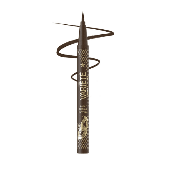 Eveline Cosmetics Variété Precision Felt-Tip Eyeliner - Brown
