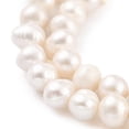 thumbnail image 4 of Natural Cultured Freshwater Pearl Beads Strands Potato PapayaWhip 6~7mm Hole: 0.6mm about 29pcs/strand 6.69 inch(17cm), 4 of 5