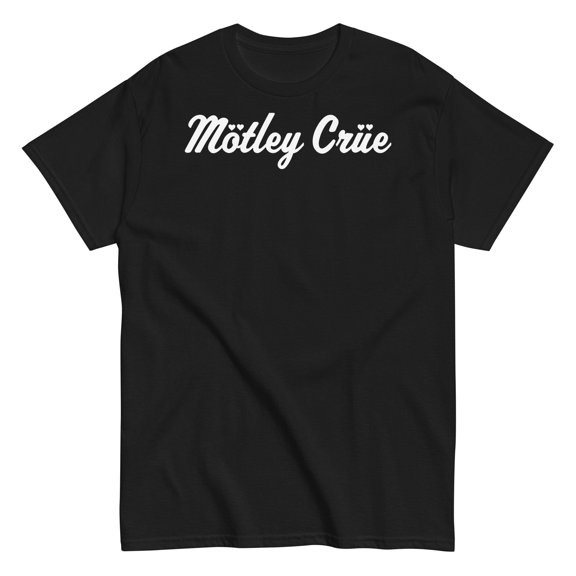 Motley Crue - Script Logo Unisex T-Shirt - Black - Small