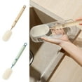 thumbnail image 4 of Long Handle Bottle Cleaning Brush Sponge Tool for Glasses Tumblers Efficient Household Dishwashing Scrubber, 4 of 4
