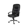thumbnail image 3 of Boss Office Products High Back LeatherPlus Executive Chair with Chrome Base and Casters, Black, 3 of 6