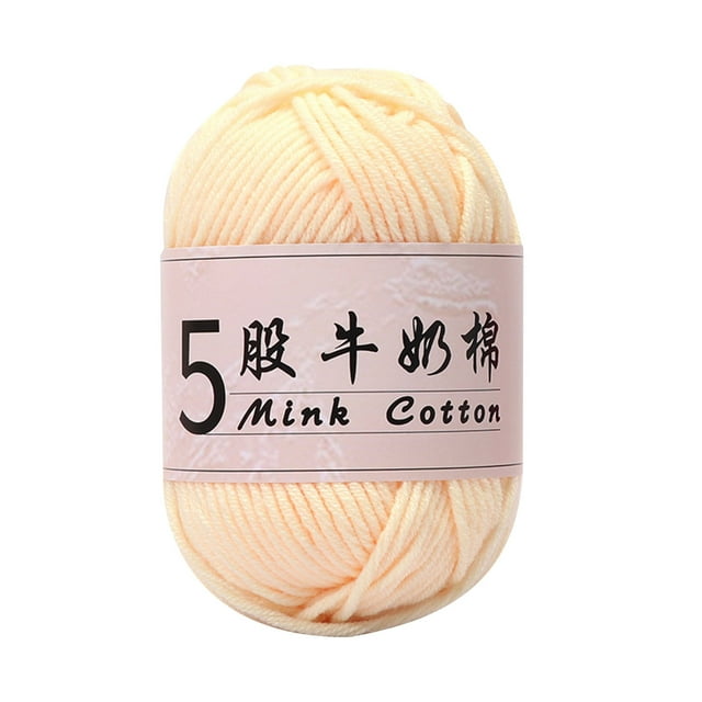 Dog Rope and Tug Toys 5 Strands Milk Cotton Doll Crochet Diy Knitting Thread Baby Sweater Wool Ball