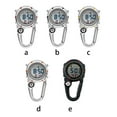 thumbnail image 2 of Digital Carabiner Clip Watches Hook Watch Digital Clock Luminous Multi-function Fob Nurse Watch Compasses Week Clocks Hospital Yellow, 2 of 9