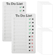 thumbnail image 1 of 2 tableros de notas con gráficos de tareas, tableros de listas de verificación portátiles, tabla de tareas para niños, horario diario, lista de tareas, tablero con 20 cartulinas para la escuela, el, 1 of 6