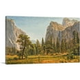 thumbnail image 1 of ARTCANVAS Bridal Veil Falls Yosemite Valley California Canvas Art Print by Albert Bierstadt - Size: 18" x 12" (1.50" Deep), 1 of 9