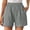 Gray, variant on BESEW7 Womens Summer Quick Dry Athletic Shorts with Pockets, High Waist Elastic Lightweight Breathable Shorts for Walking Gym Workout Casual Training Beige S